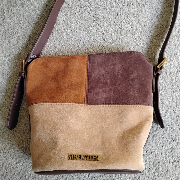 STEVE MADDEN shoulder bag, suede and leather - Picture 4 of 6